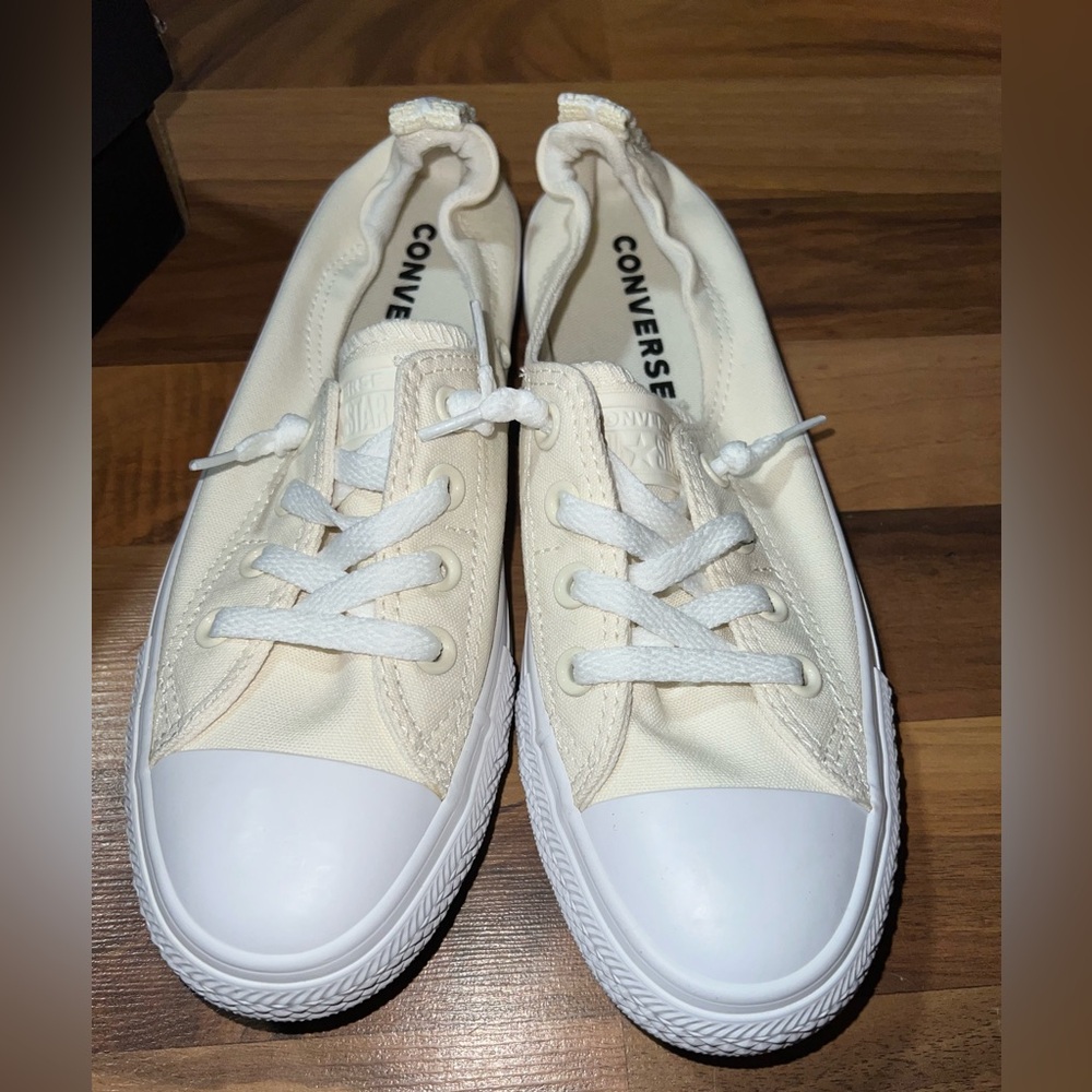 Converse Off-White Canvas Sneakers
